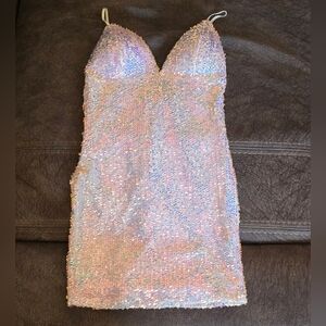 Iridescent Sequin Dress